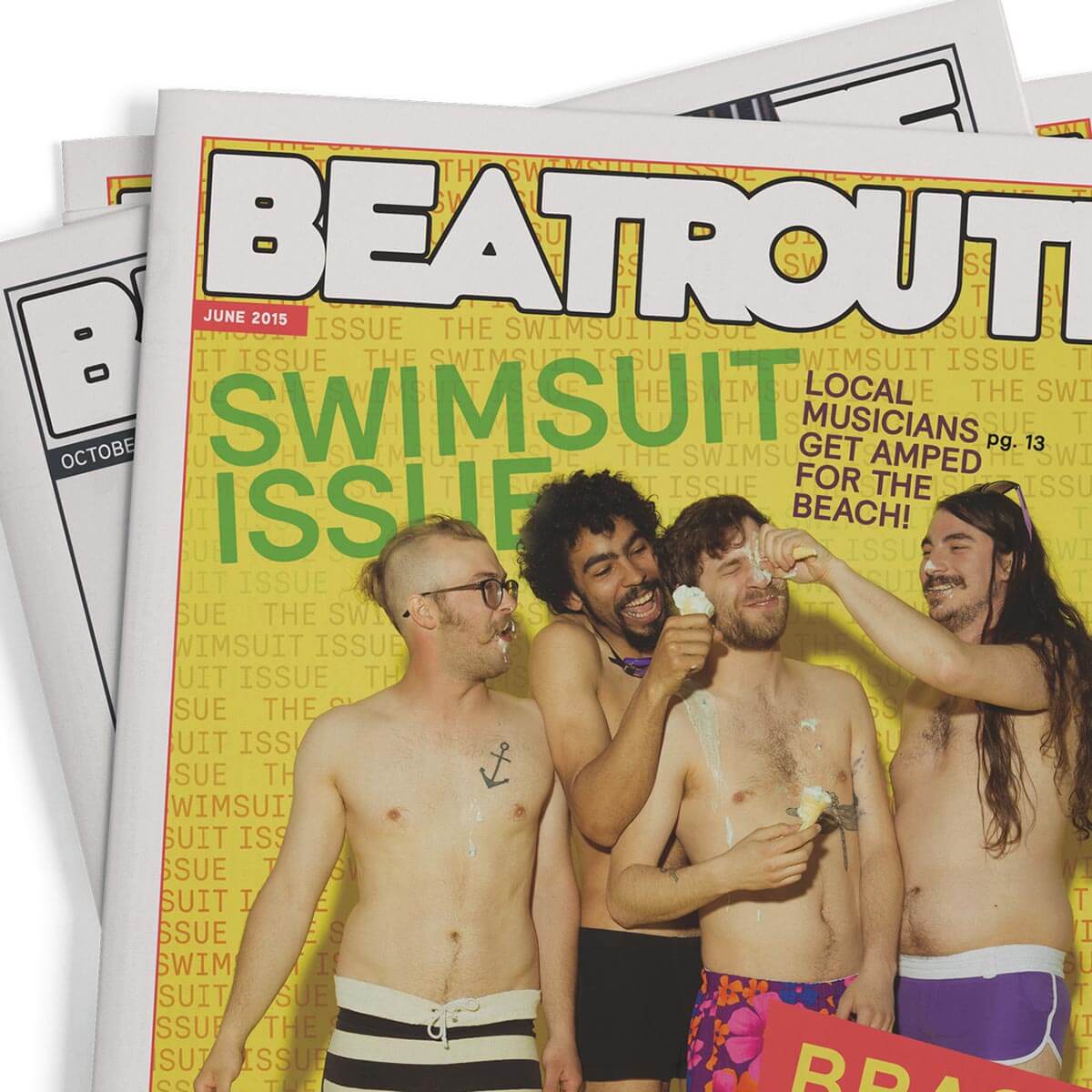 Beatroute Magazine layout design. Rachel Teresa Park, freelance graphic designer in Victoria, BC